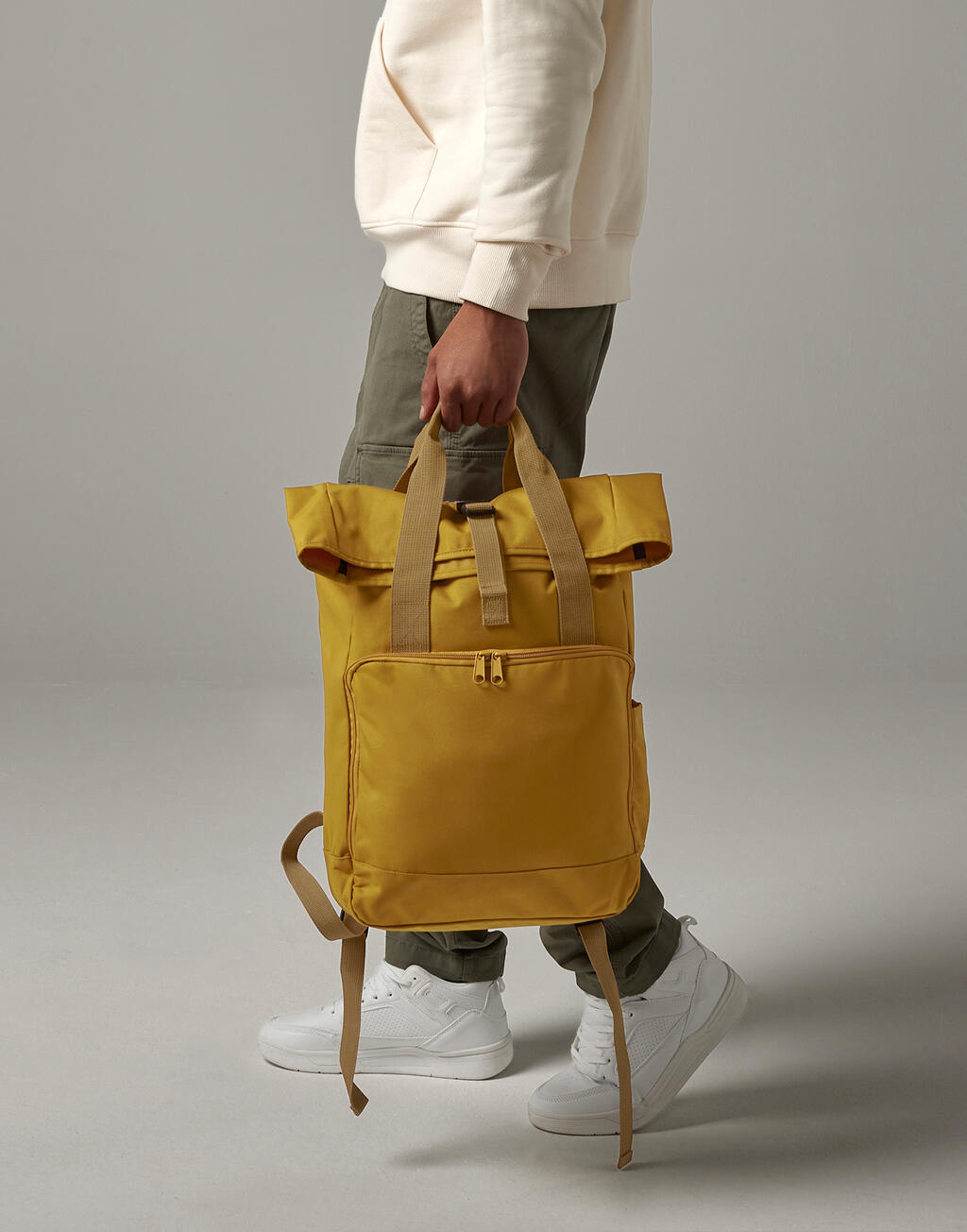 Bagbase Recycled Twin Handle Roll-Top Laptop Backpack