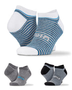 Spiro 3-Pack Mixed Stripe Sneaker Socks