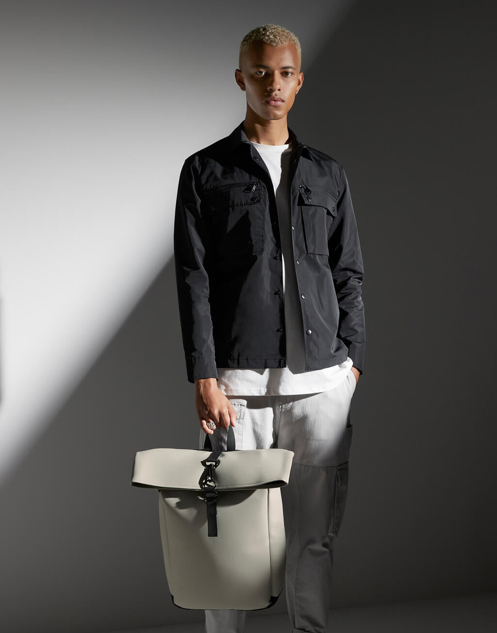 Bagbase Matte PU Rolltop Backpack