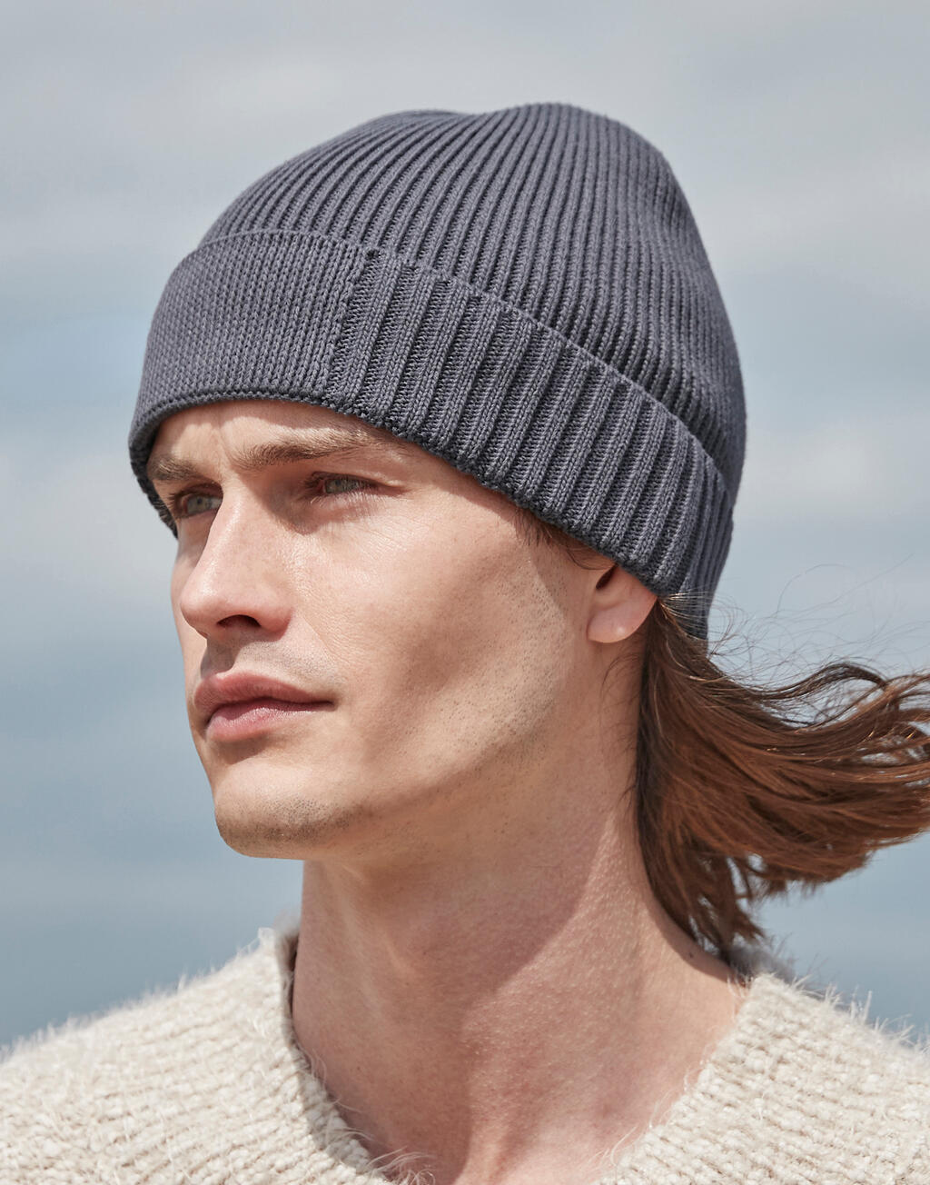 Beechfield Organic Cotton Engineered Patch Beanie