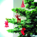 ROUGE – Set of 6 felt tree hangers – item ambiant picture