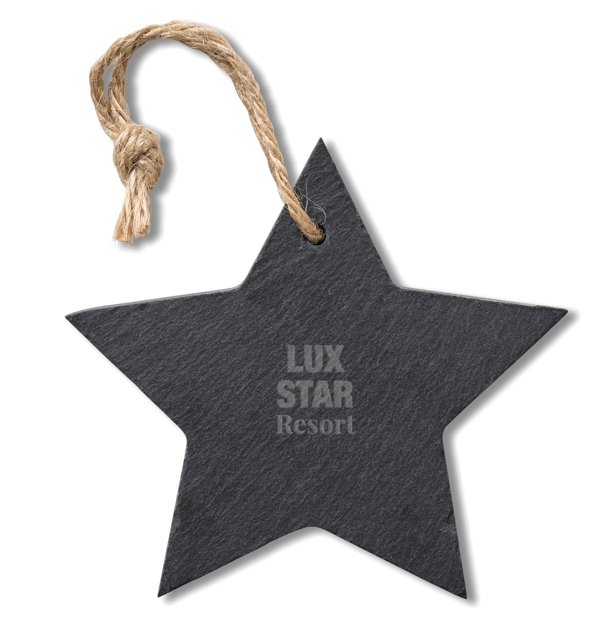 SLATESTAR – Slate xmas hanger star – item picture printed
