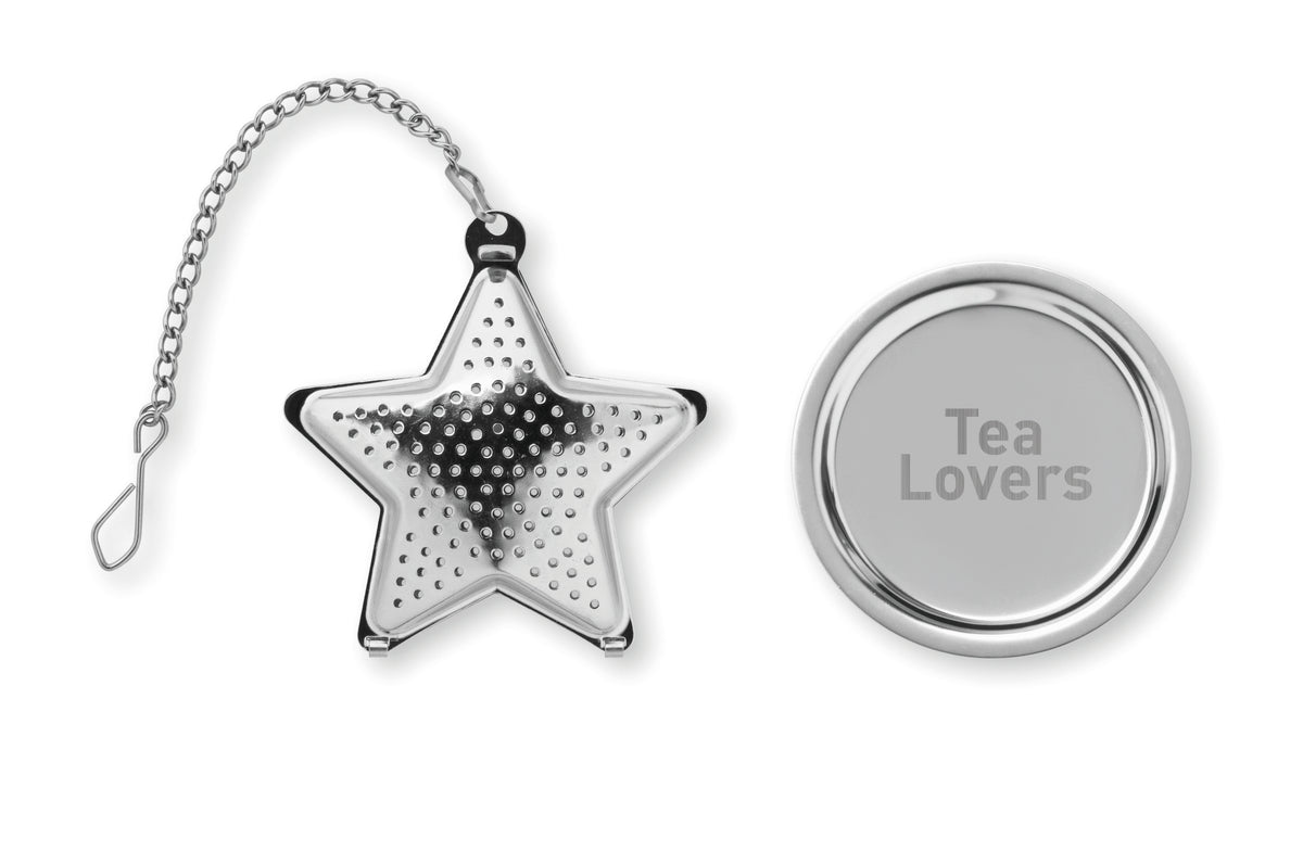 STARFILTER – Tea filter in star shape – item picture printed