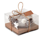 BOUGIE – Christmas candle holder – White