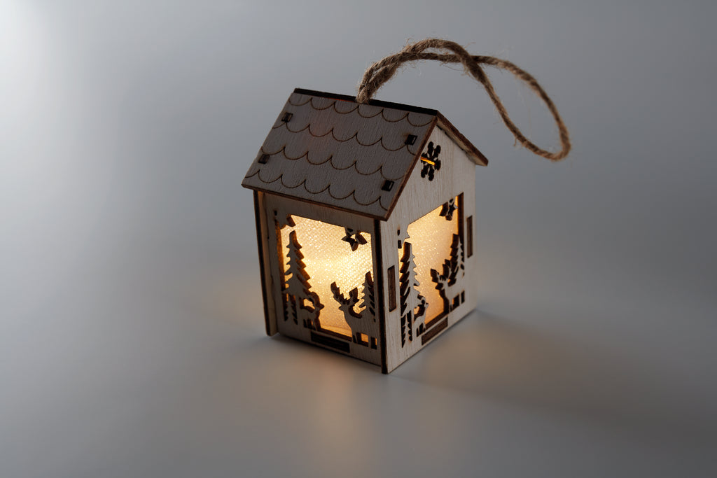 PONIA – MDF house with light – item detail picture