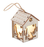 PONIA – MDF house with light – item picture side