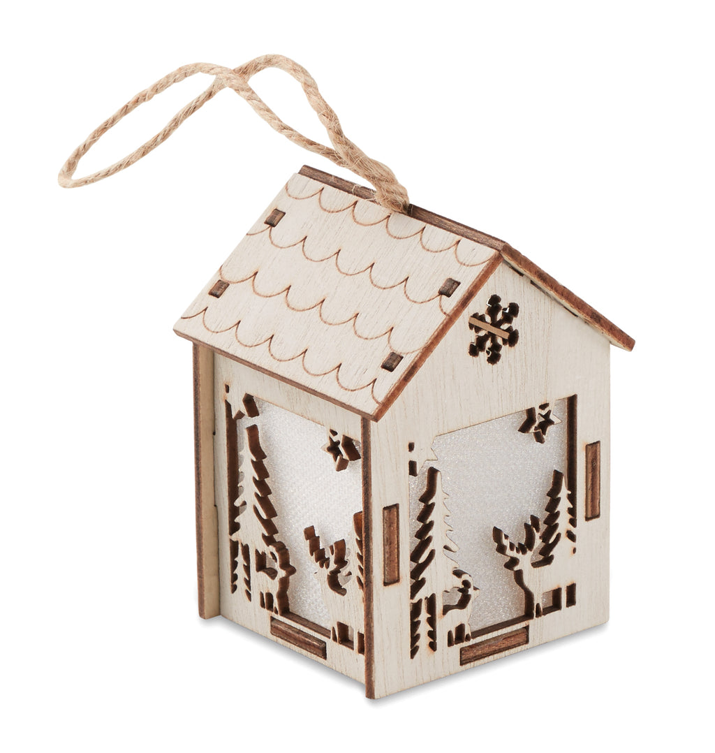 PONIA – MDF house with light – Wood