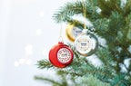 HAPPY BALL – Christmas ball for sublimation – item picture printed