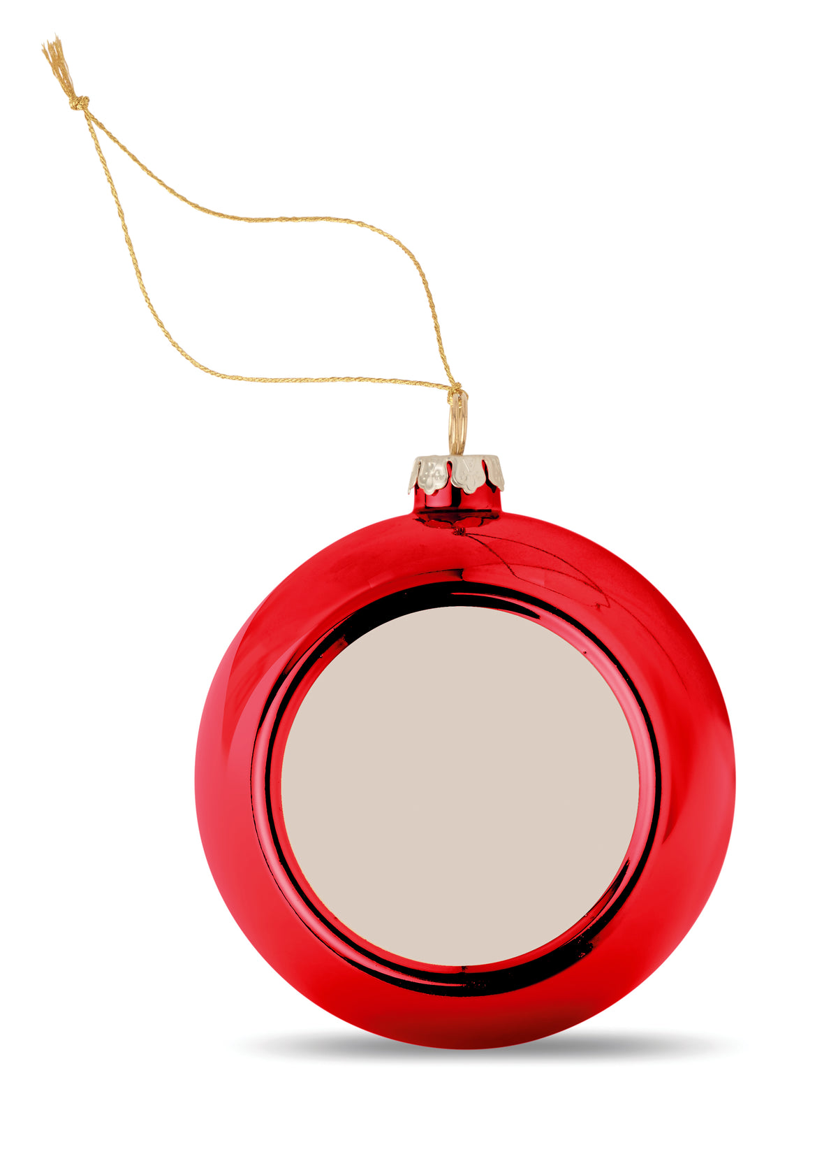 HAPPY BALL – Christmas ball for sublimation – Red