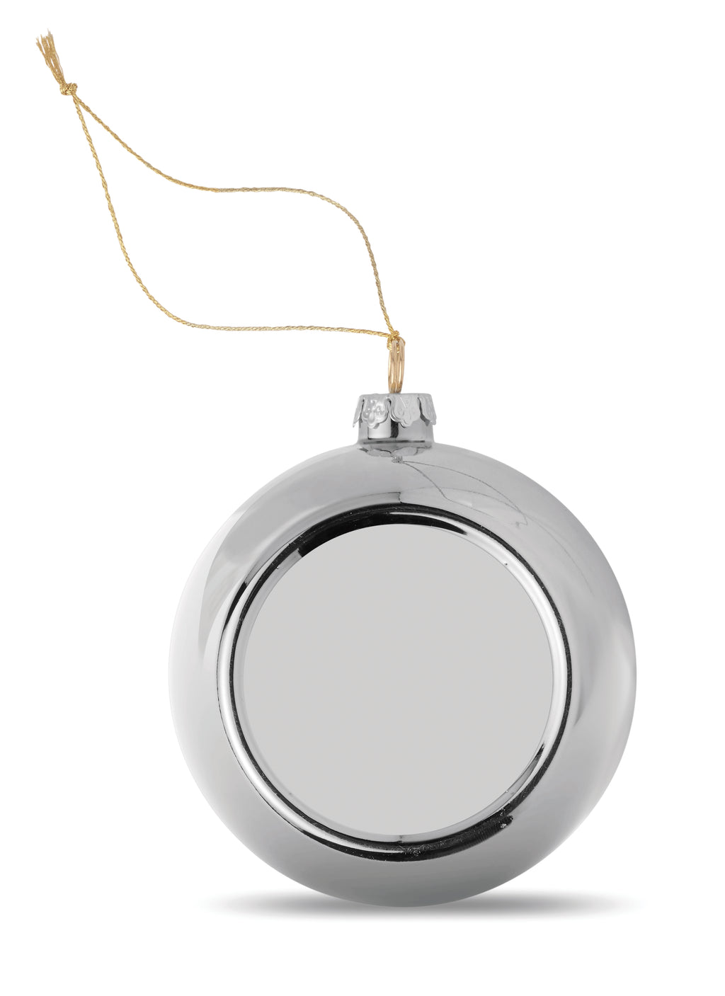 HAPPY BALL – Christmas ball for sublimation – Silver