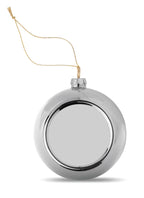 HAPPY BALL – Christmas ball for sublimation – Silver