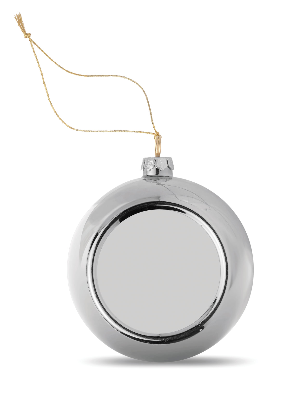 HAPPY BALL – Christmas ball for sublimation – Silver