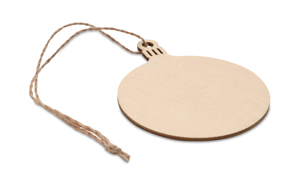 BALY – Wooden Tree bauble hanger – item picture side
