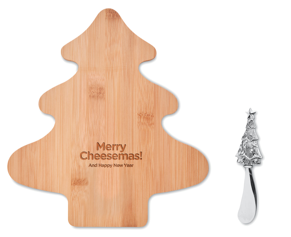 TREECHESSE – Cheese board set in bamboo – item picture printed