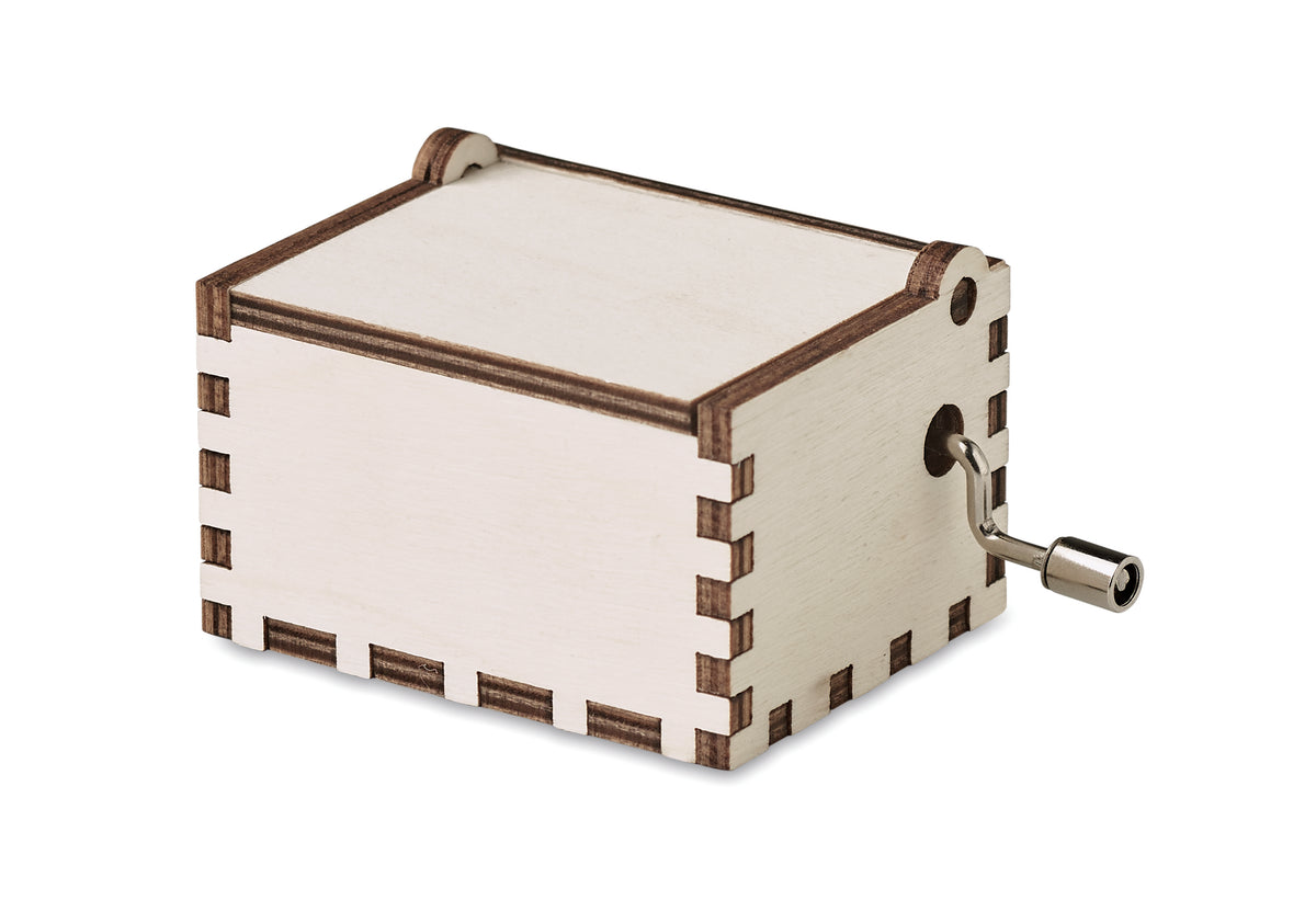 BOXMAS – Wooden Christmas music box – item picture side