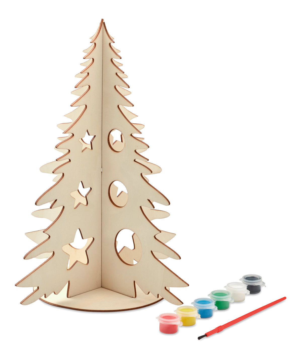 TREE AND PAINT – DIY wooden Christmas tree – Wood