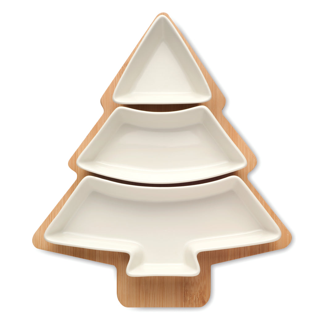 VIRAM – Christmas tree serving tray – item picture side