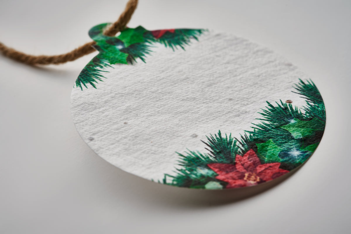 BAUSEED – Seed paper Xmas ornament – item detail picture