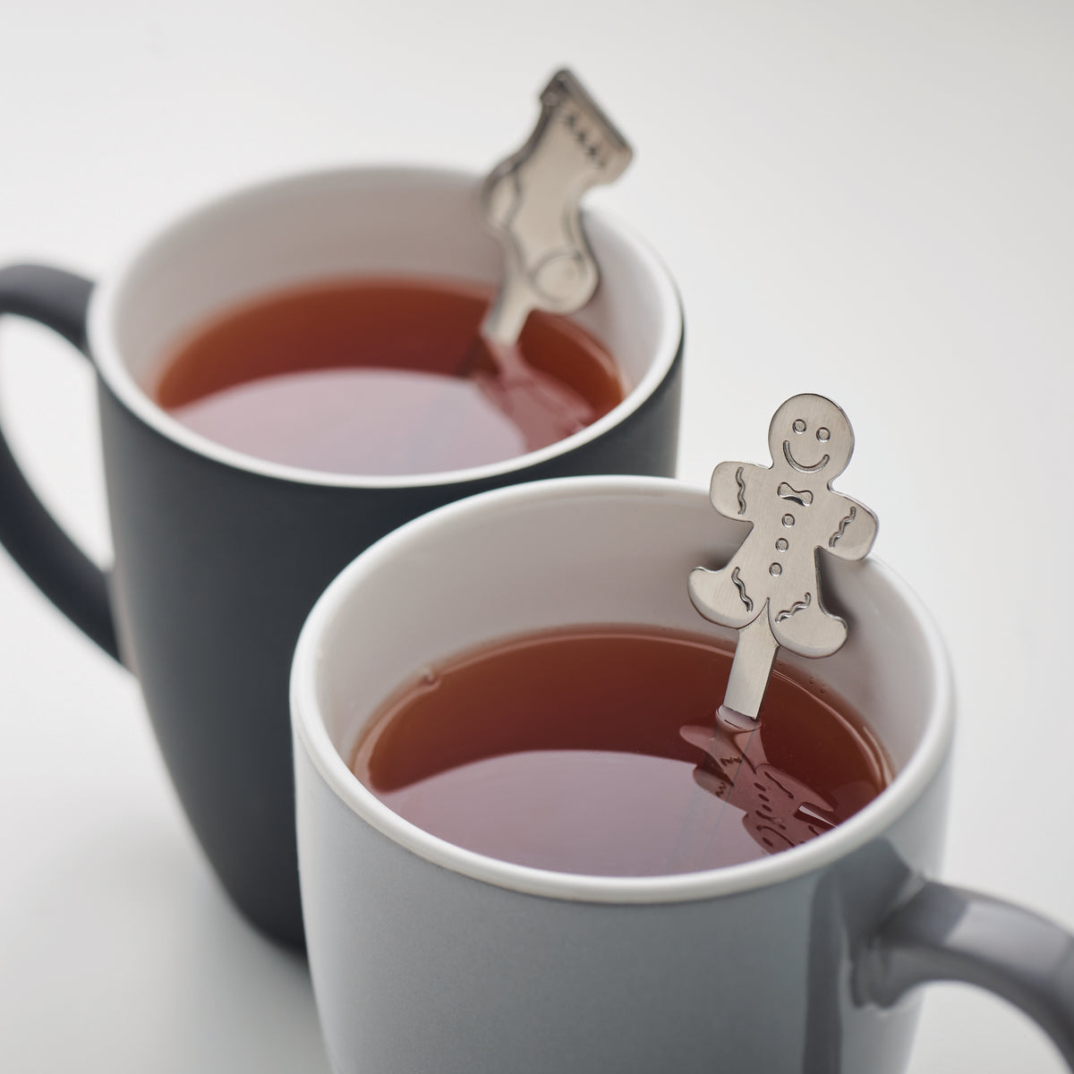 CHIP SET – Set of 4 Christmas tea spoon – item detail picture