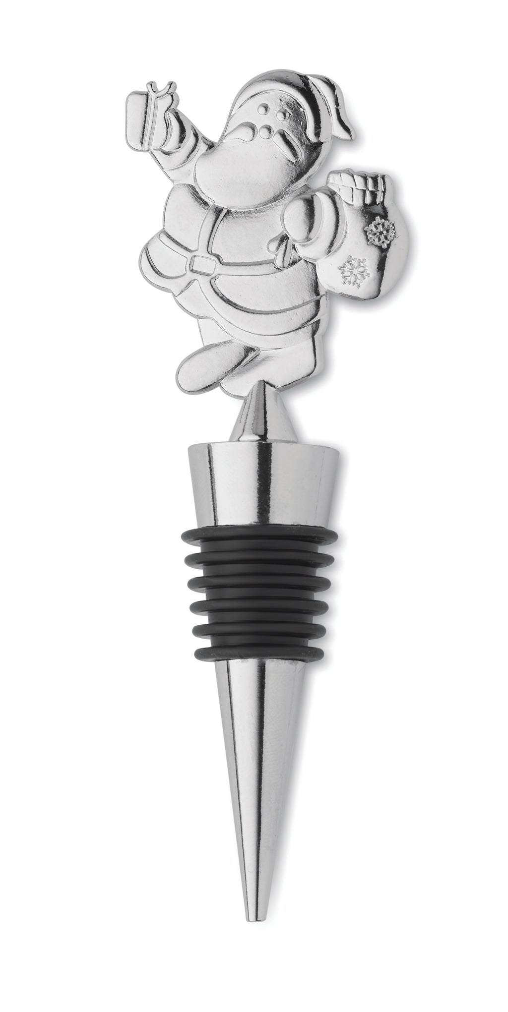 ALTO – Bottle stopper Christmas motif – Matt Silver