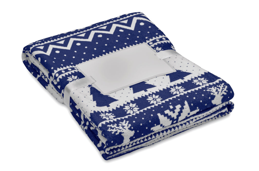 TOSTI – RPET fleece blanket 190 gr/m² – Blue