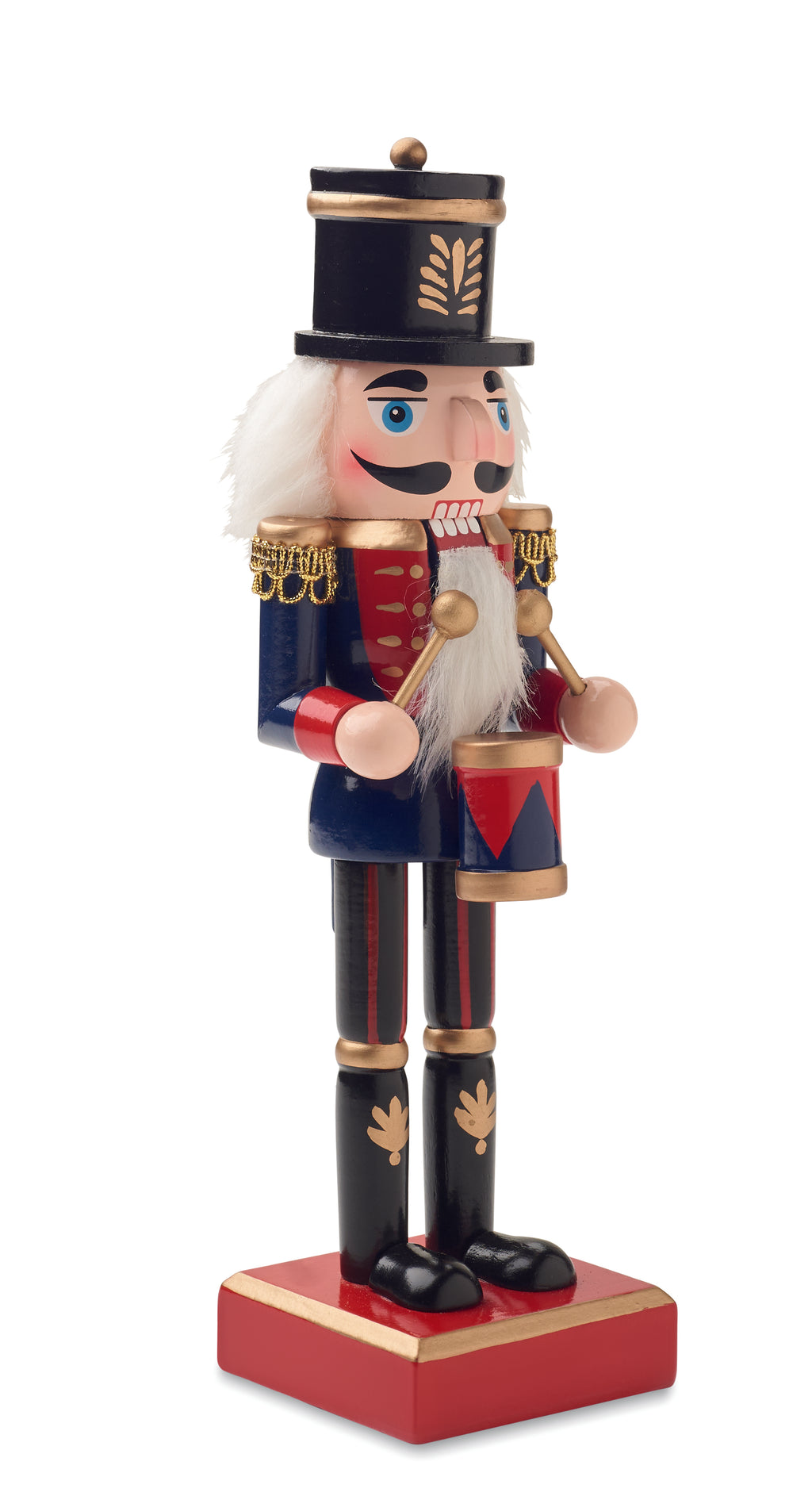 JOLLY CRUNCH – Nutcracker character in wood – Blue