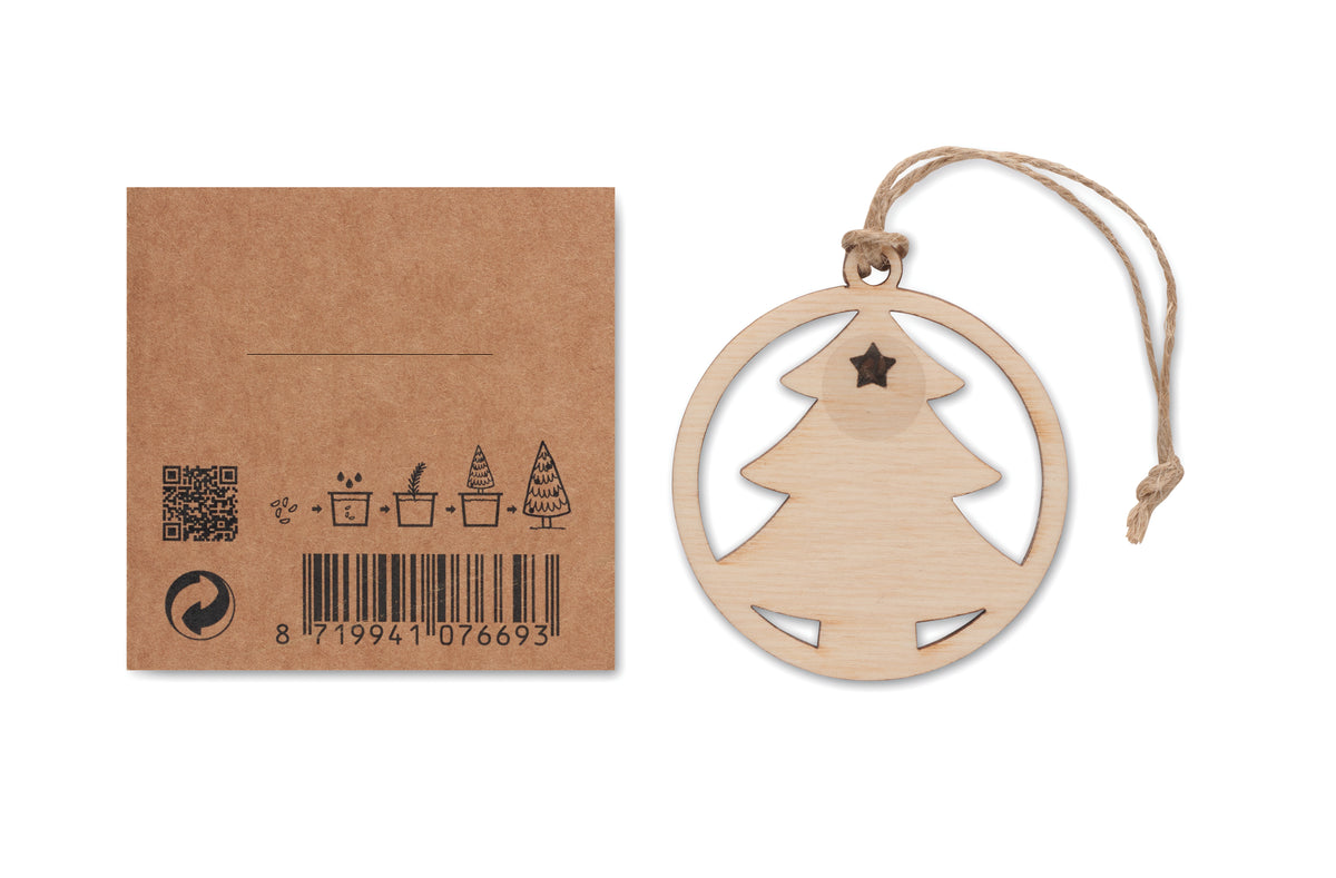 ARSEED – Wooden tree shape hanger – item picture side