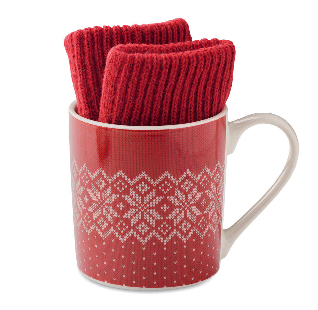 COPITO SET – Winter gift mug and gloves set – item picture open