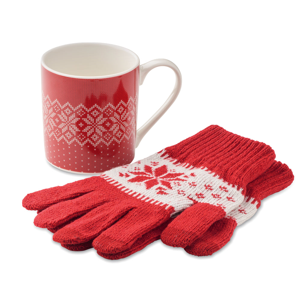 COPITO SET – Winter gift mug and gloves set – item picture side