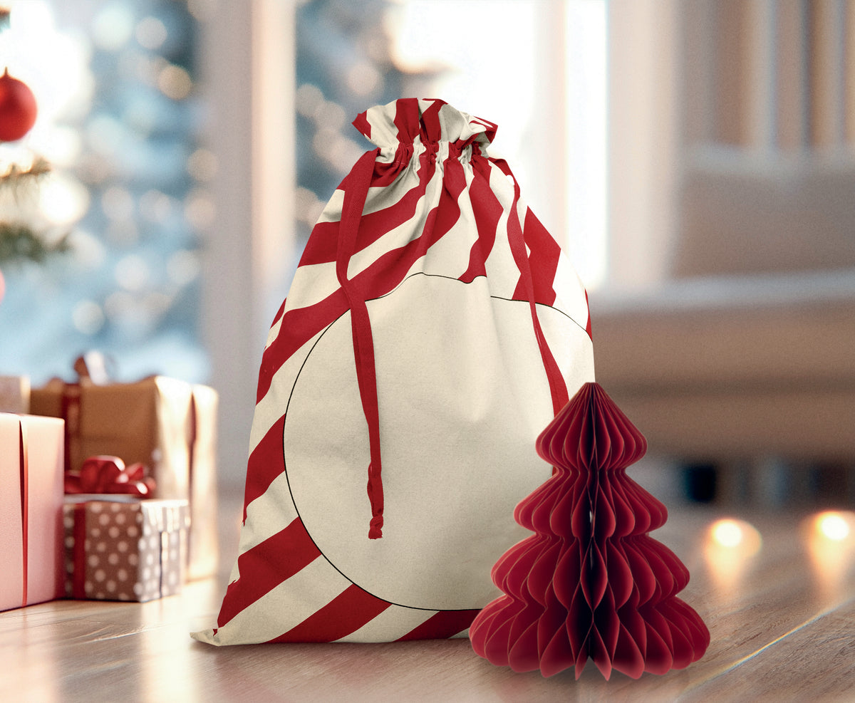 LAUKKU – Large Santa cotton bag – item picture 6