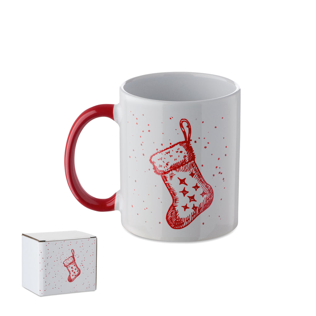 FESTIMUG – Seasonal ceramic mug 300ml – Red