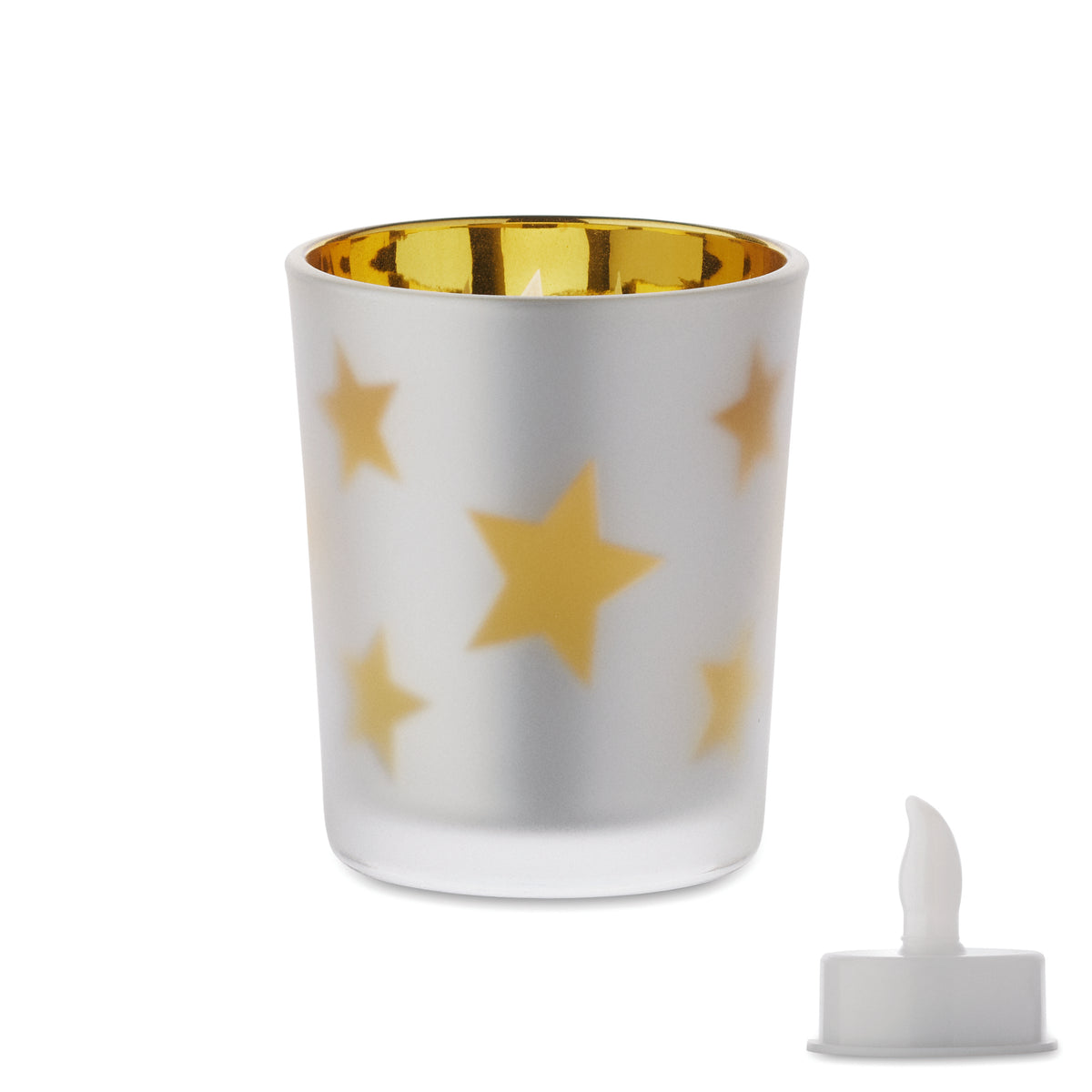 LANDLE – LED tea light candle – Gold