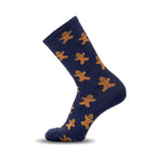 SOC MEDIUM – Pair of Christmas socks M – Blue
