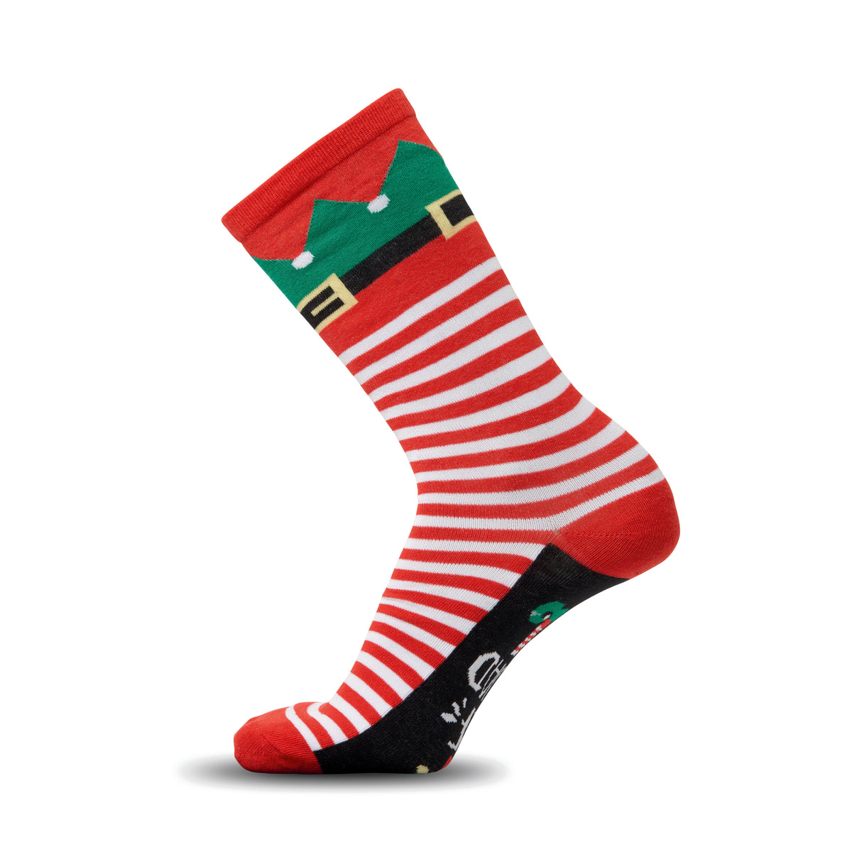 SOC MEDIUM – Pair of Christmas socks M – White/Red