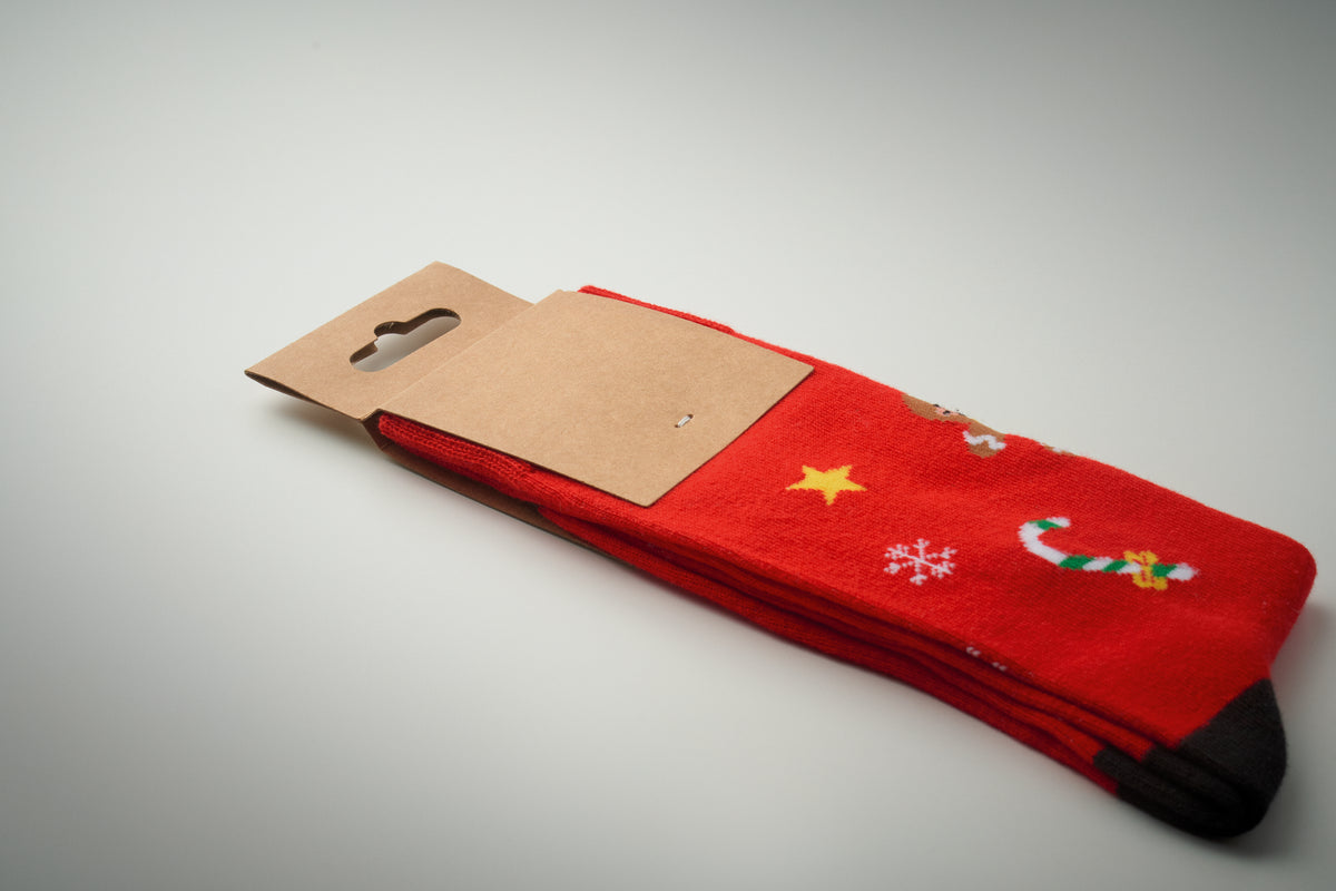 SOC LARGE – Pair of Christmas socks L – item detail picture