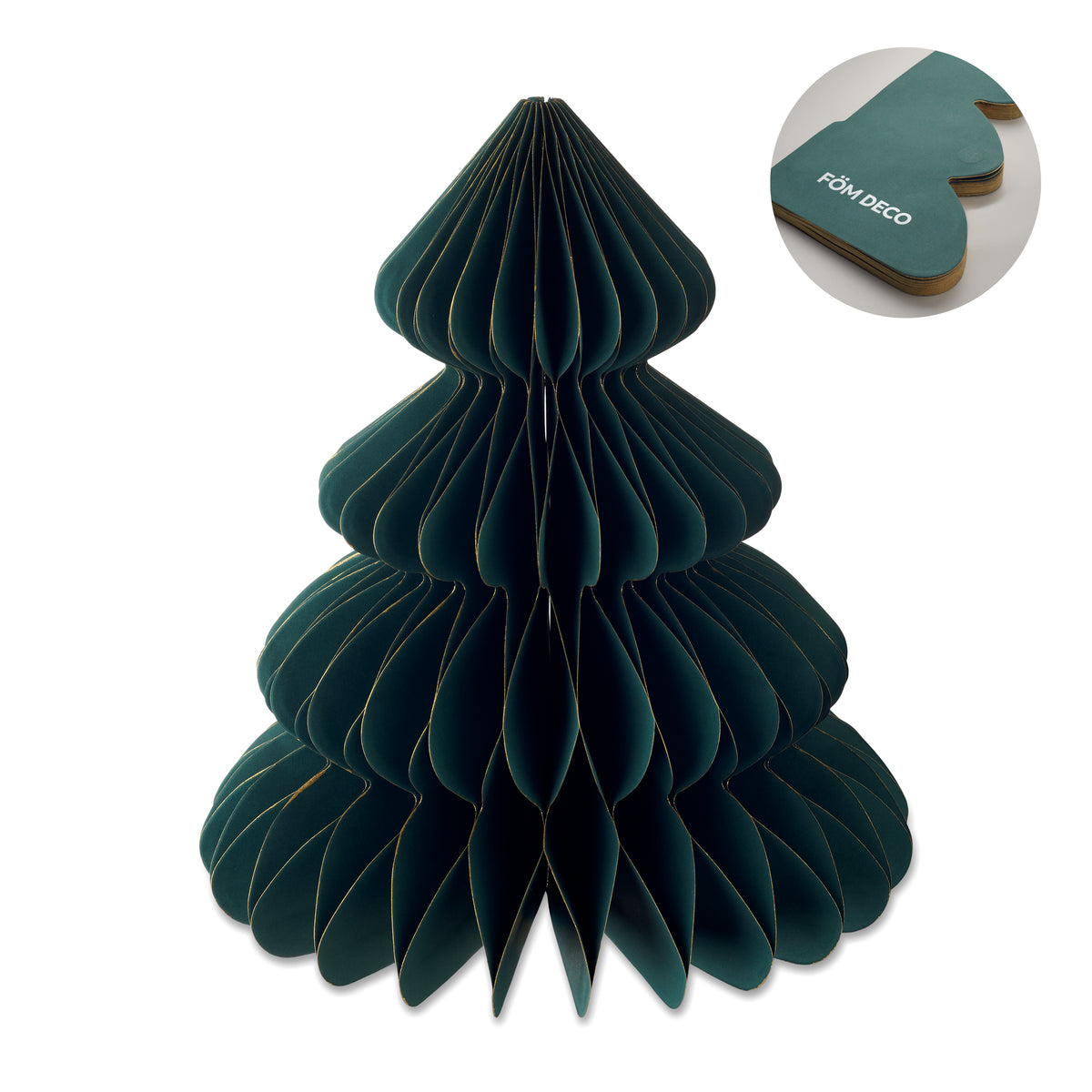 HARMOBIG – Paper Xmas tree decoration – Green