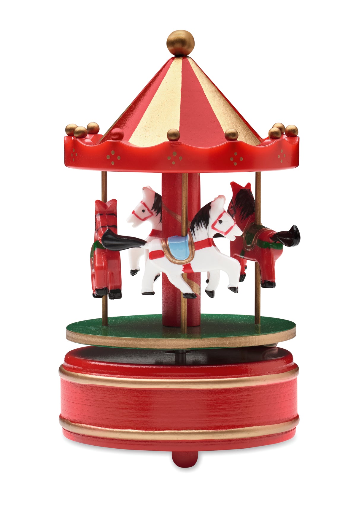 WHIRLY – Mini carousel music box – item picture open