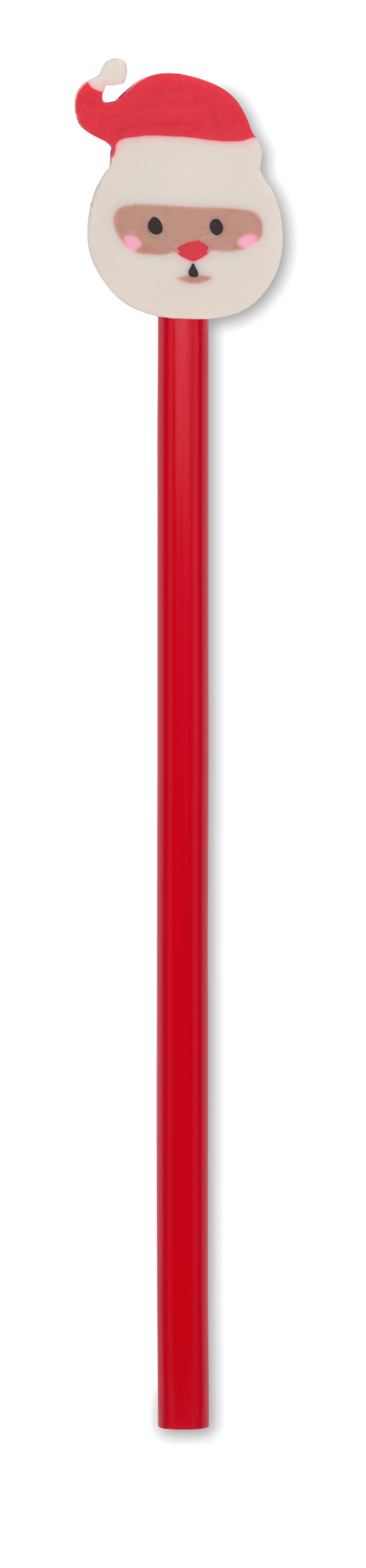 CLAUS – Christmas pencil with eraser – Red
