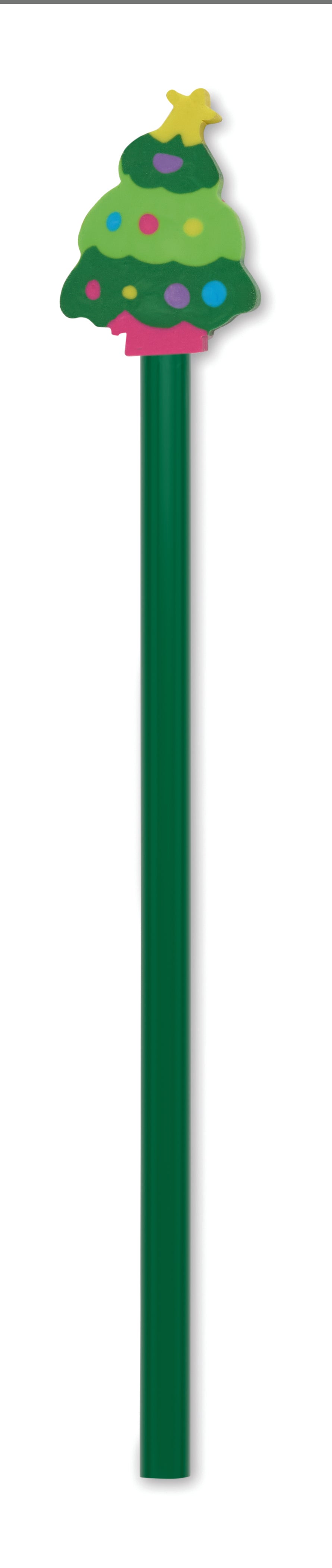 CLAUS – Christmas pencil with eraser – Green