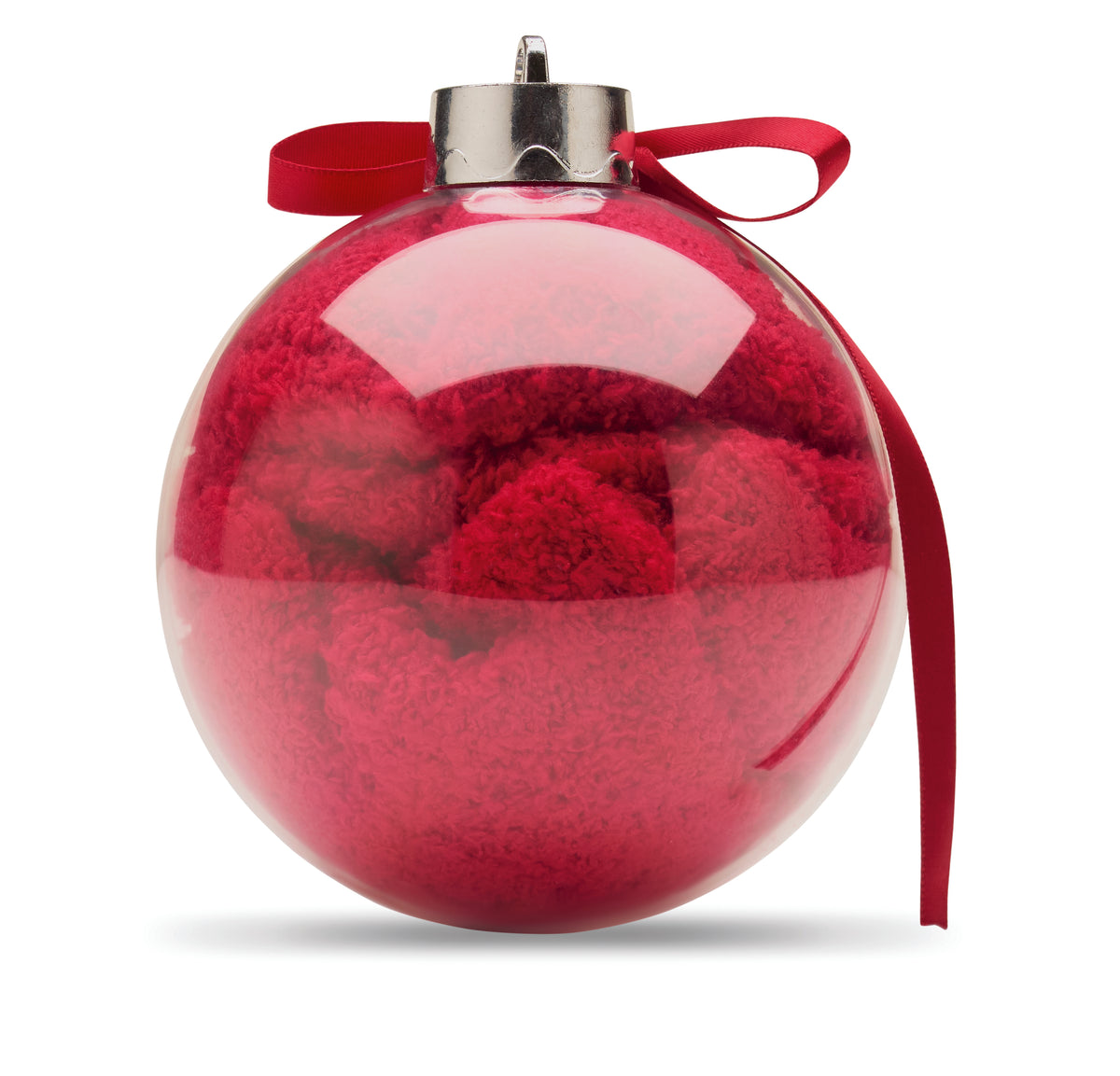 SNUG L – Santa socks in bauble ornament – item picture back