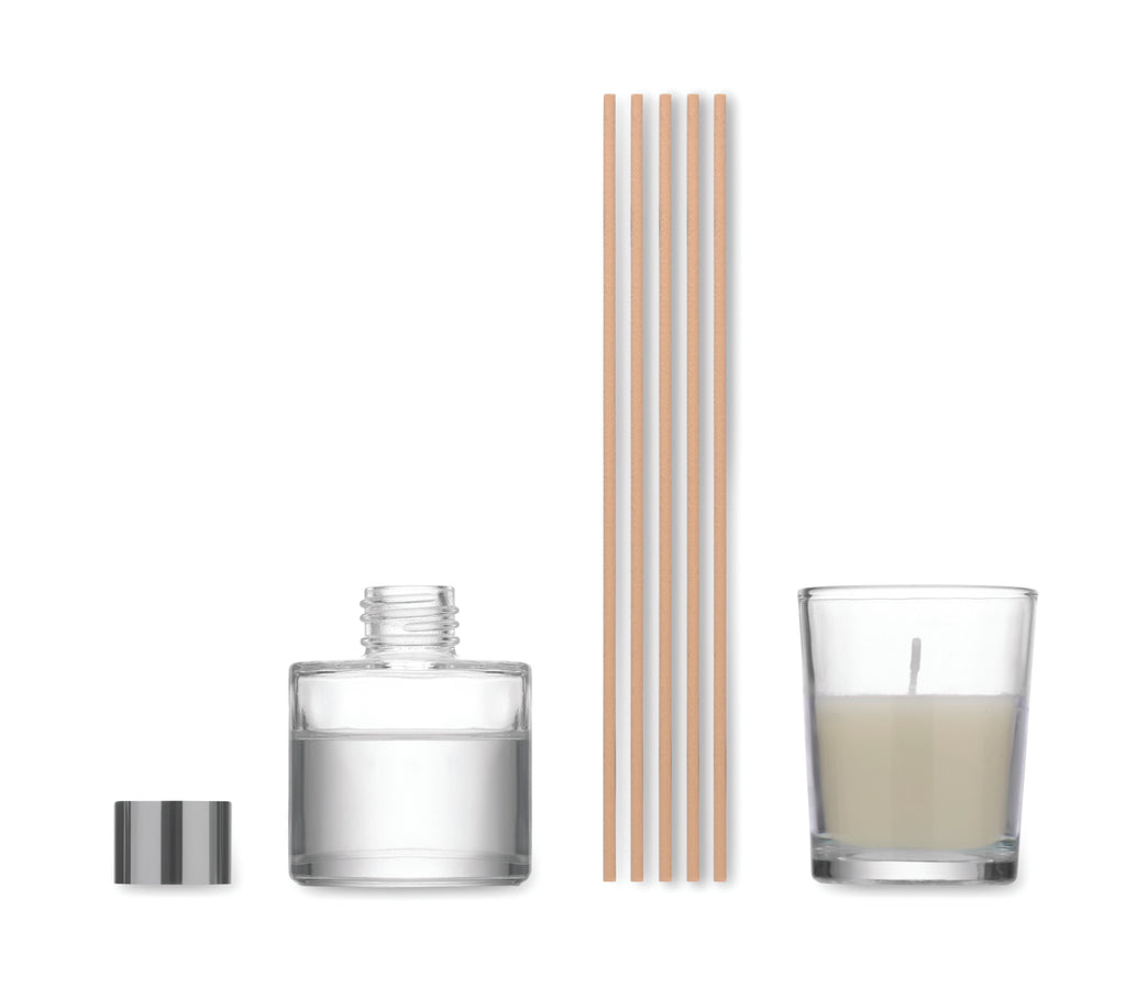 GINGLE – Vanilla diffuser & candle set – item picture open