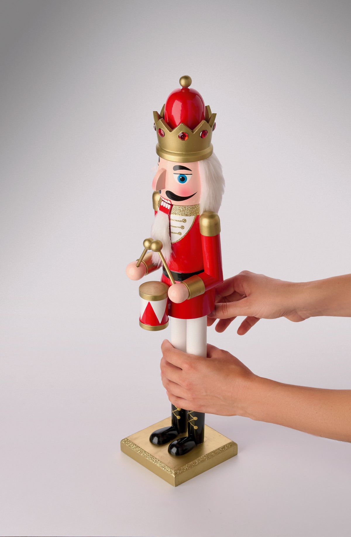 SUPER JOLY – Large wooden nutcracker – item picture back