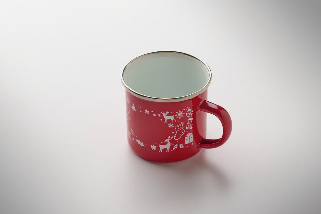 SEASOMEL – Christmas enamel mug 300ml – item picture side