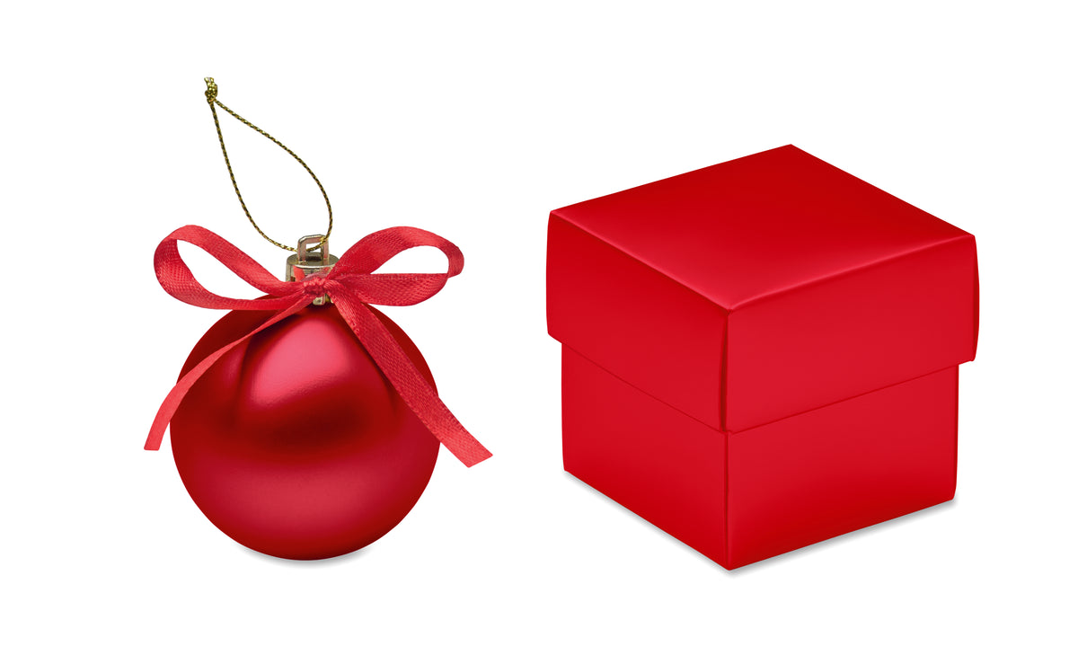 BELLES – Christmas bauble gift box – Red