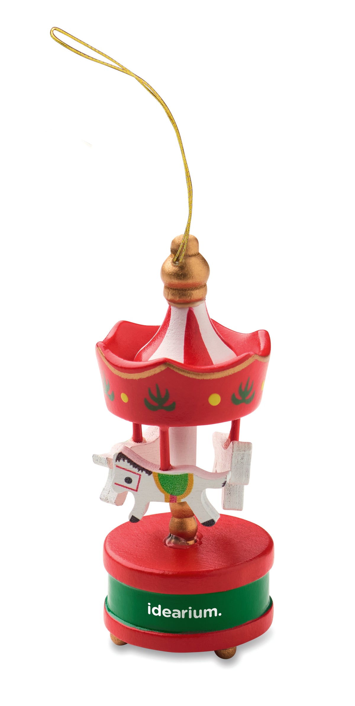 WHIRL – Wooden carousel ornament – item picture printed