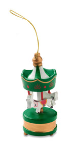 WHIRL – Wooden carousel ornament – Green