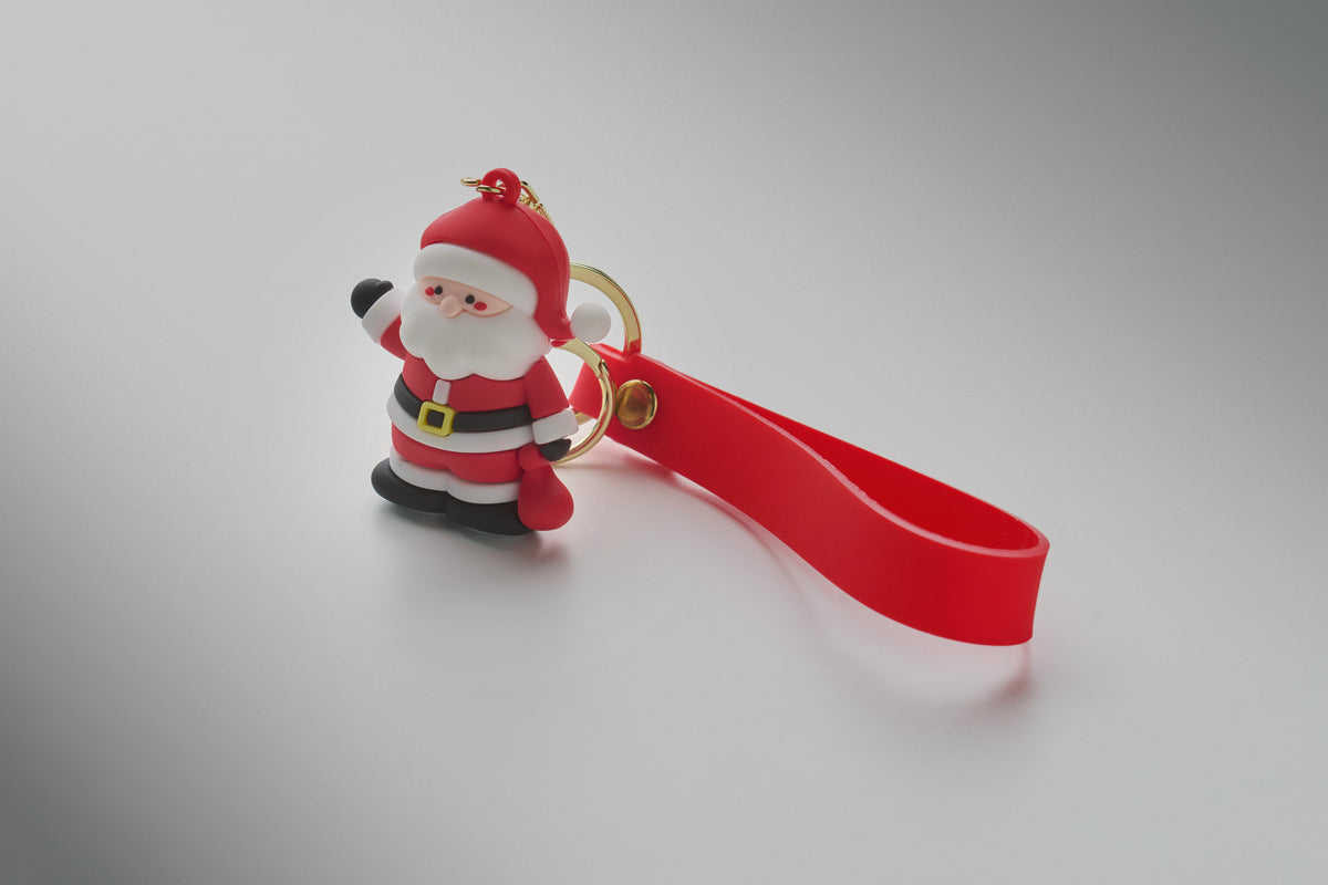SANTACHARM – Santa keyring bag charm – item picture side