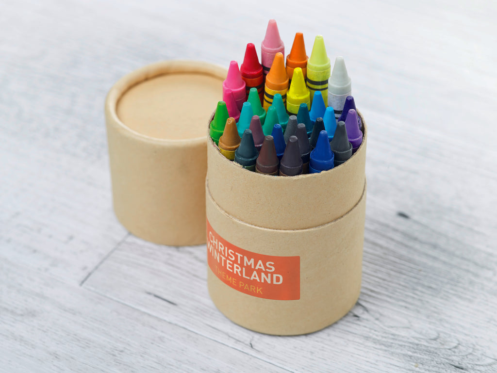 STRIPER – 30 wax crayons – item picture printed