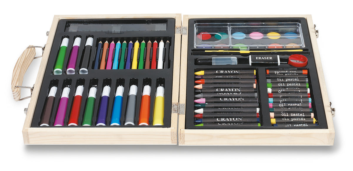 GENIO – Artist's set in wooden box – Wood
