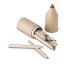 COLORET – 12 pencils in wooden box – item picture side